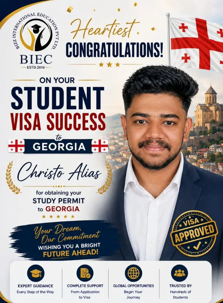 Georgia study permit success poster