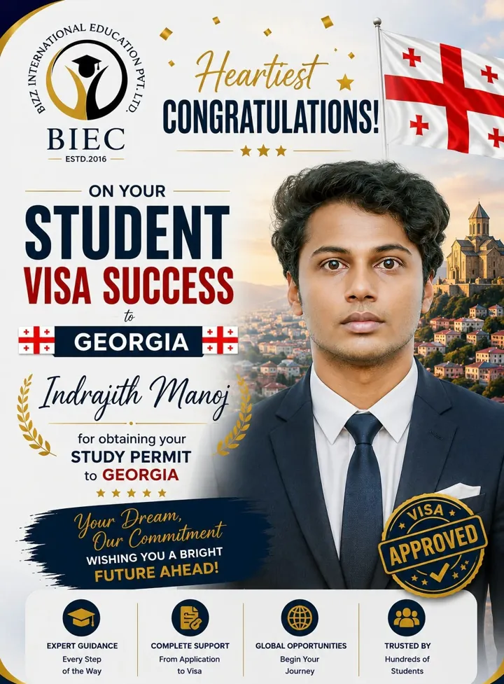 Georgia study permit success poster