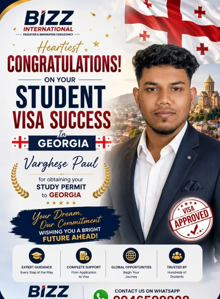 Georgia study permit success poster