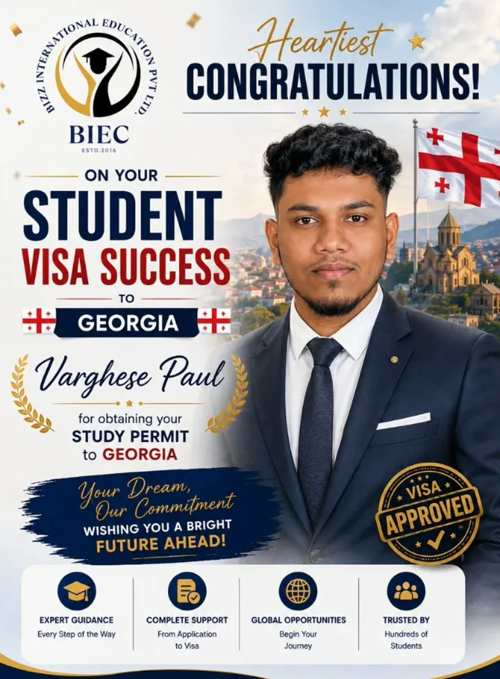 Georgia study permit success poster